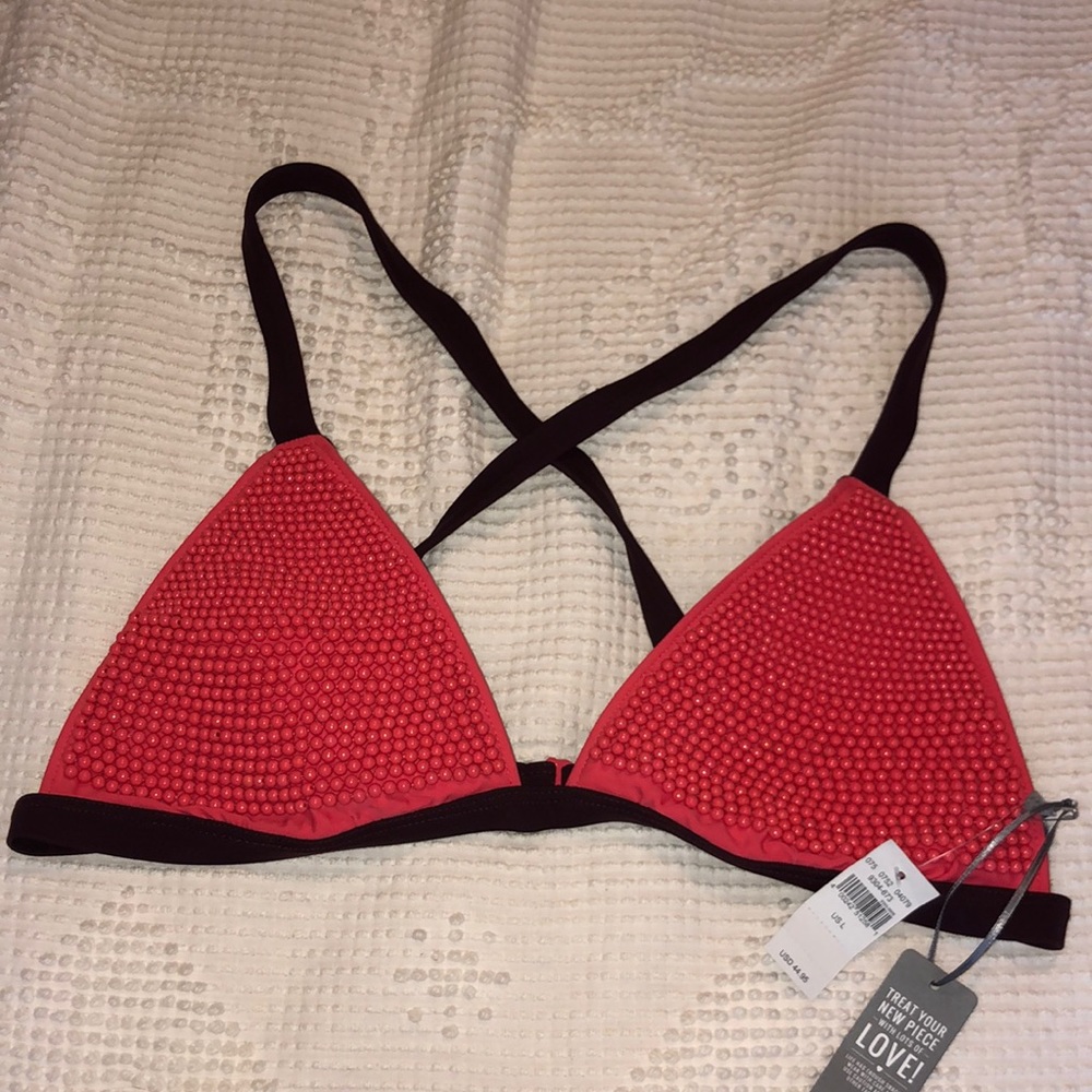 NWT AERIE Beaded Swim Top